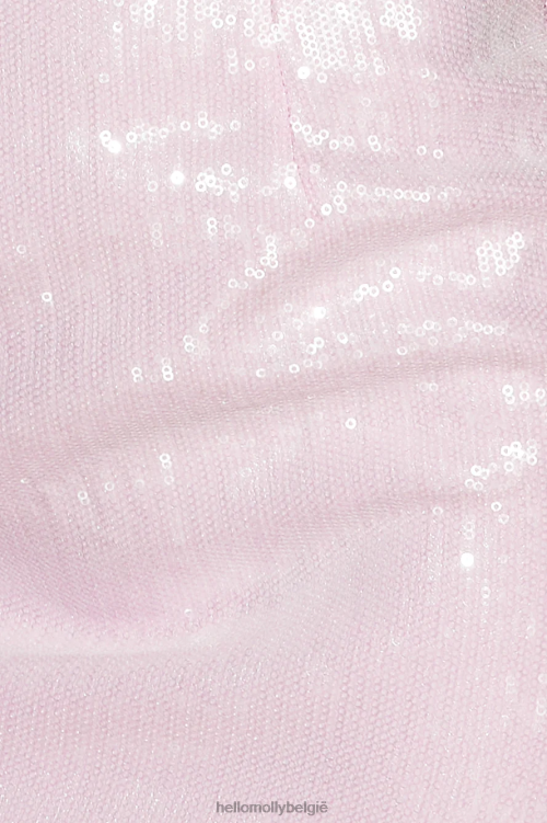 kleding Hello Molly runaway the pailletten mini-jurkje roze XR2L2065