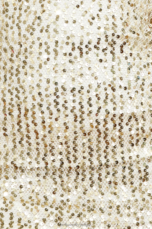 kleding Hello Molly want me mini-jurk met pailletten goud XR2L1514