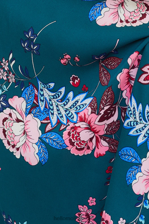 kleding Hello Molly Atlas maxi-jurk groen XR2L6853