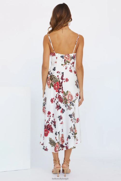 kleding Hello Molly Atlas maxi-jurk wit XR2L6851