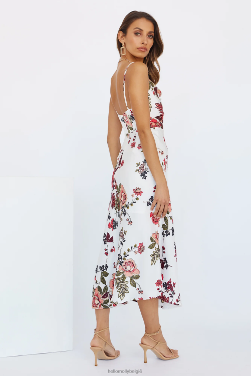 kleding Hello Molly Atlas maxi-jurk wit XR2L6851