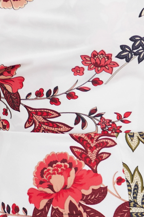 kleding Hello Molly Atlas maxi-jurk wit XR2L6851