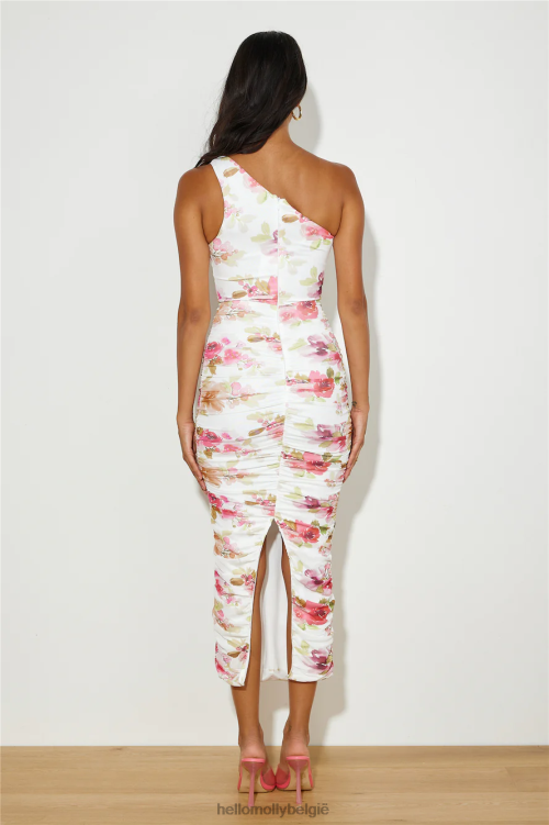 kleding Hello Molly Bloom Now maxi-jurk wit XR2L6110