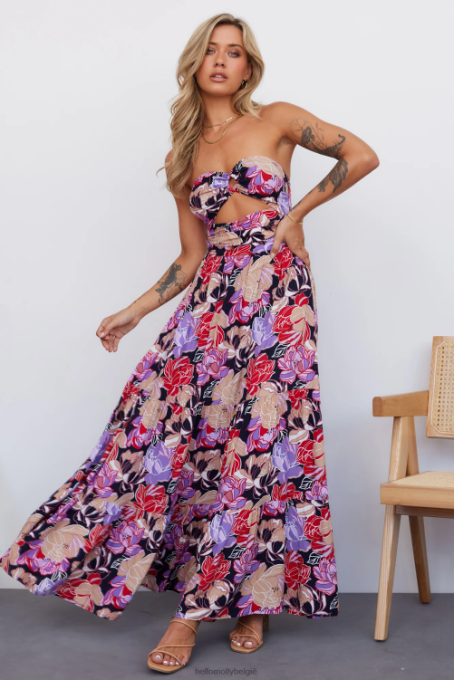 kleding Hello Molly Cascading Blossoms maxi-jurk met bloemenprint XR2L6538