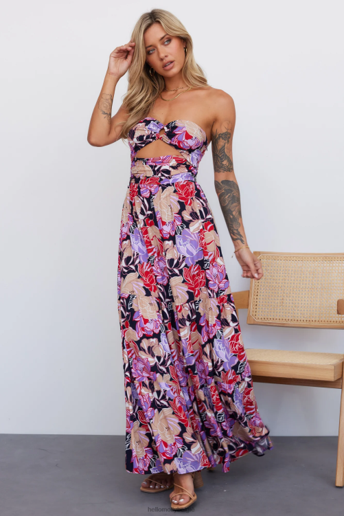 kleding Hello Molly Cascading Blossoms maxi-jurk met bloemenprint XR2L6538