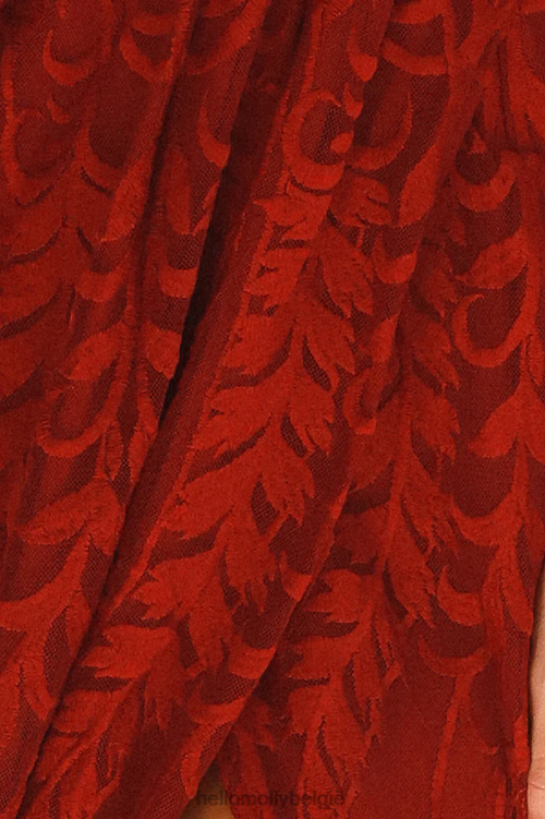 kleding Hello Molly East Atlanta maxi-jurk wijn XR2L6893