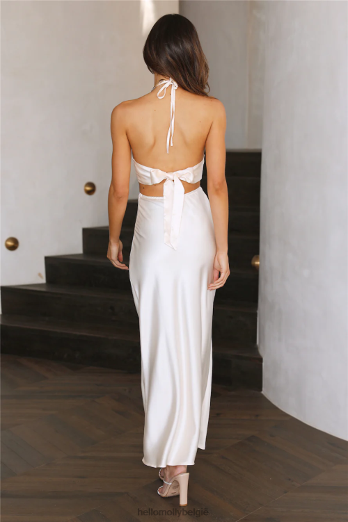 kleding Hello Molly Finding you maxi-jurk crème XR2L6606