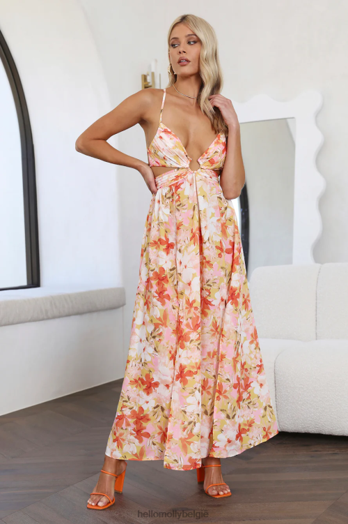 kleding Hello Molly Garden Glory maxi-jurk met bloemenmotief XR2L6162