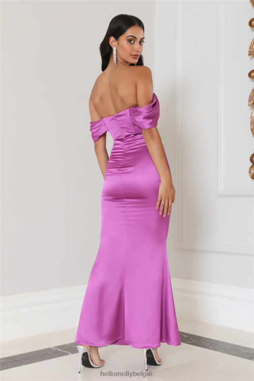 kleding Hello Molly Kingdom Come maxi-jurk paars XR2L6108
