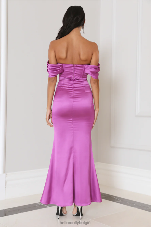 kleding Hello Molly Kingdom Come maxi-jurk paars XR2L6108