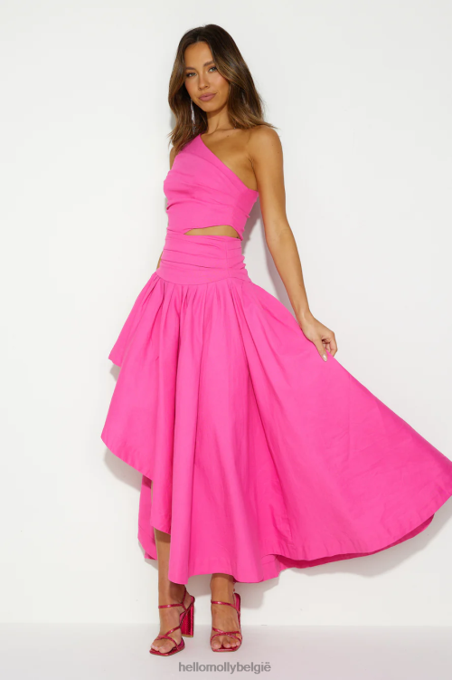 kleding Hello Molly Private Island Time maxi-jurk roze XR2L5739