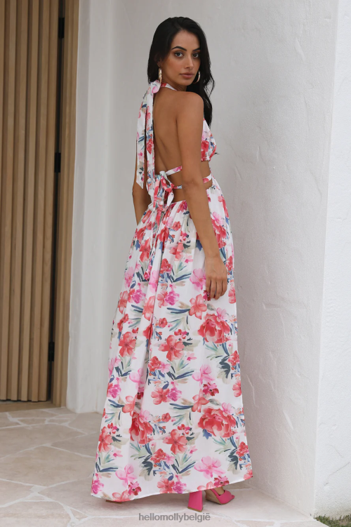 kleding Hello Molly Rising Love maxi-jurk met bloemenmotief XR2L6341