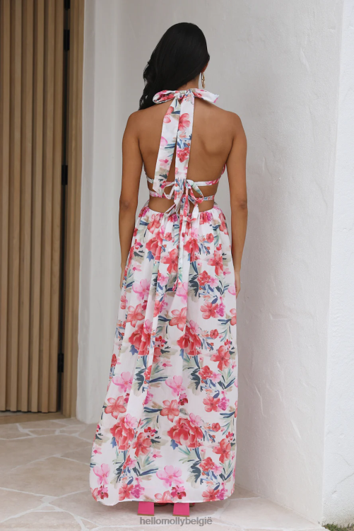 kleding Hello Molly Rising Love maxi-jurk met bloemenmotief XR2L6341