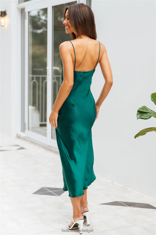 kleding Hello Molly Seraphina maxijurk groen XR2L6508