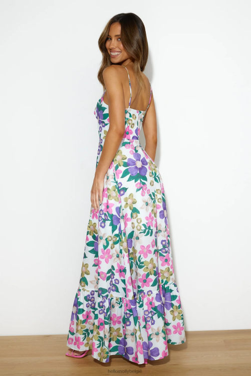 kleding Hello Molly Sunset Walk maxi-jurk multi XR2L6241