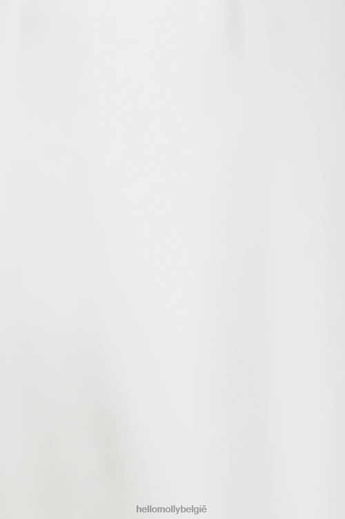 kleding Hello Molly al je aandacht satijnen maxi-jurk wit XR2L5941