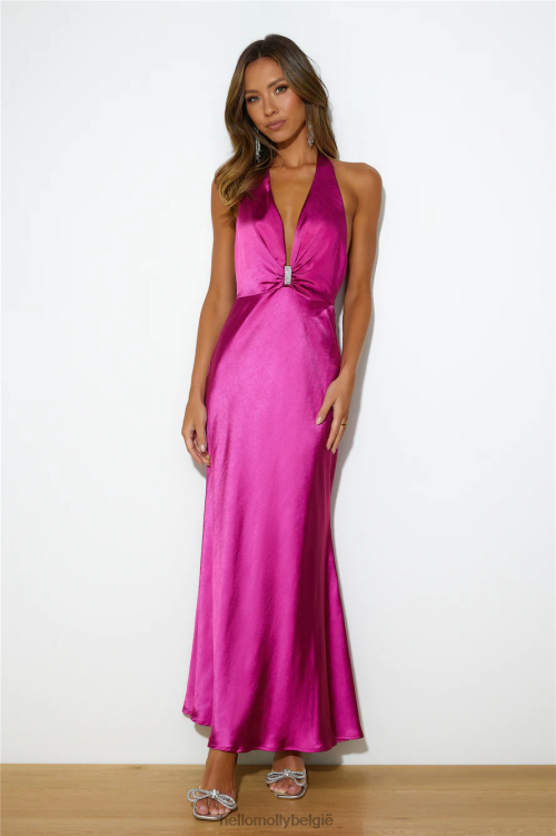 kleding Hello Molly ballroommeisje maxijurk fuchsia XR2L6180