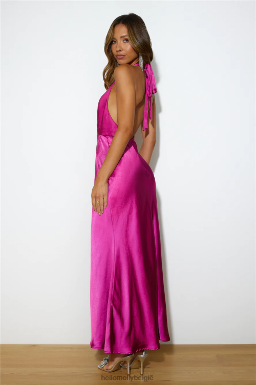 kleding Hello Molly ballroommeisje maxijurk fuchsia XR2L6180