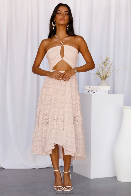 kleding Hello Molly been good maxi-jurk crème XR2L6733