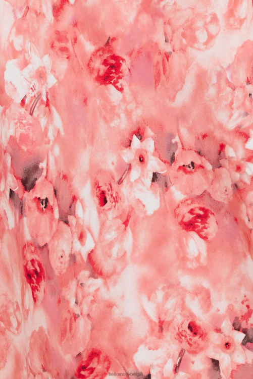 kleding Hello Molly bloeide up maxi jurk rood XR2L6384