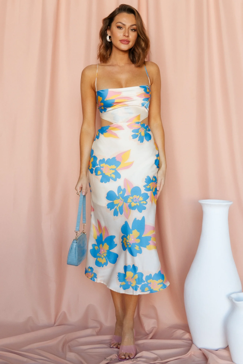 kleding Hello Molly bloemenpluk maxi-jurk met bloemen XR2L6428
