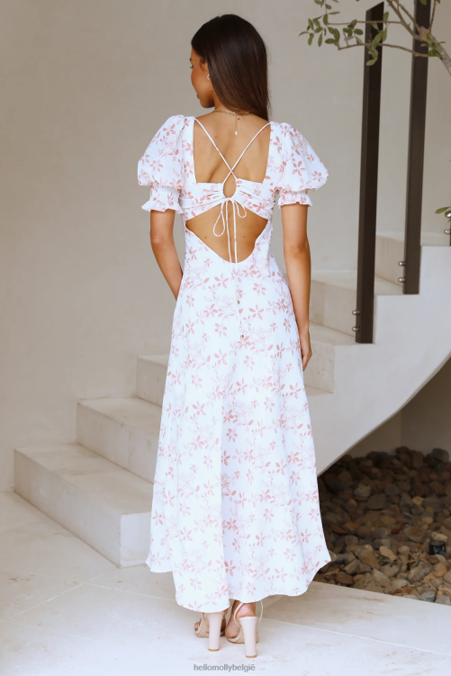 kleding Hello Molly by the kustlijn maxi-jurk met bloemenprint XR2L6536