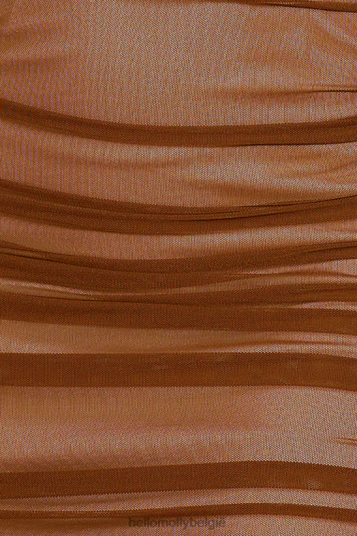 kleding Hello Molly complimenten maxi jurk bruin XR2L5898