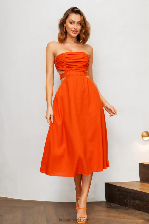 kleding Hello Molly cookie baby maxi jurk roest XR2L6394