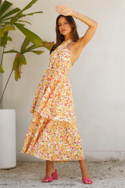 kleding Hello Molly cynthia maxi-jurk multi XR2L6751