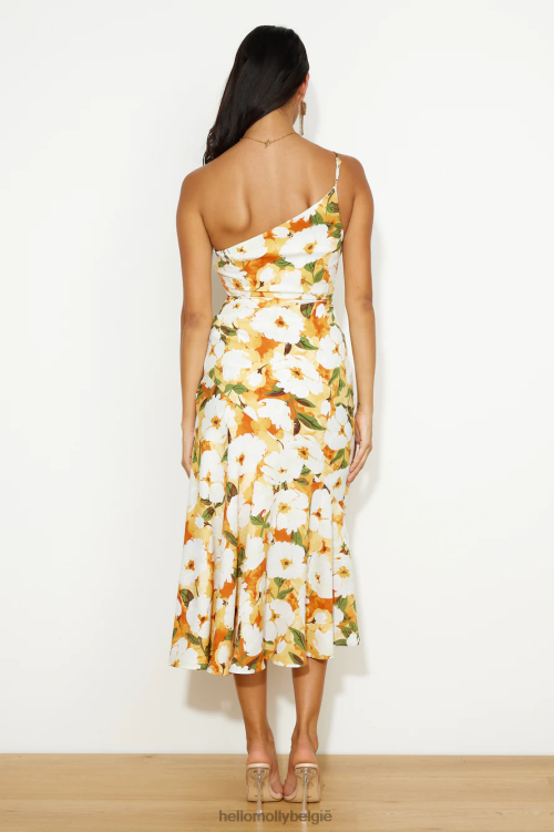 kleding Hello Molly dans samen maxi jurk oranje XR2L5916