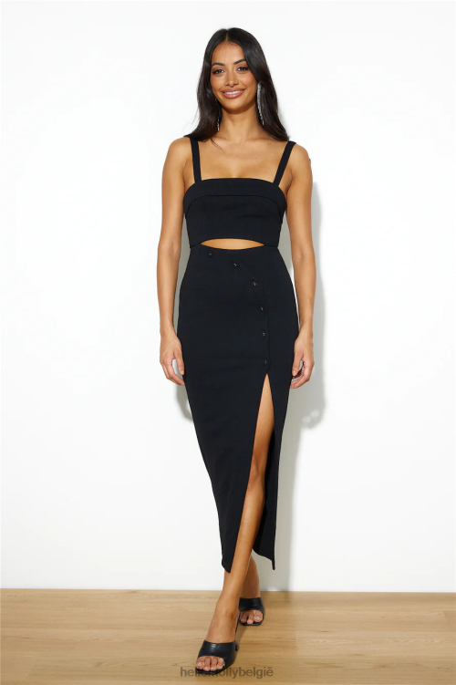 kleding Hello Molly dichter jurk zwart XR2L5134