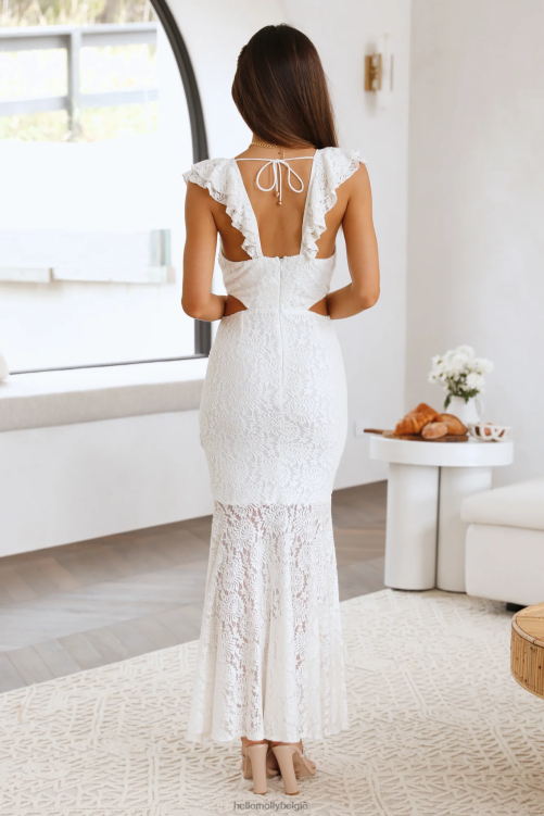 kleding Hello Molly dreaming daily maxi-jurk wit XR2L6677