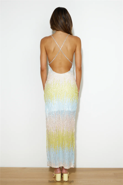 kleding Hello Molly extra maxi-jurk multi doen XR2L6219