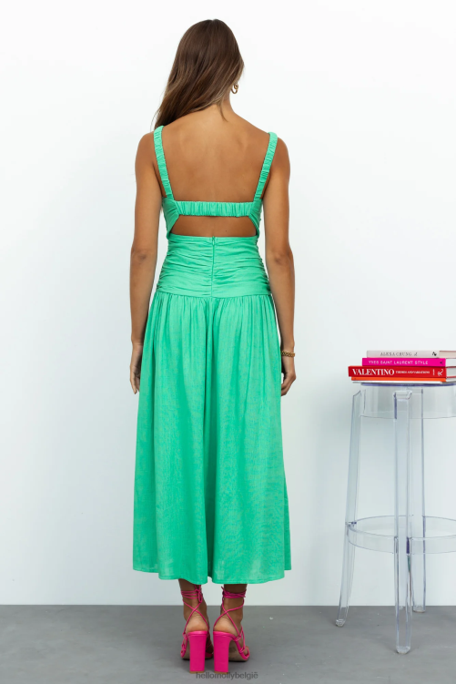 kleding Hello Molly fairy lover maxi-jurk lichtgroen XR2L6776