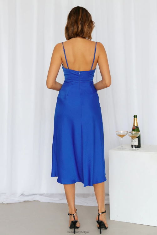 kleding Hello Molly familiegeheime maxi-jurk koningsblauw XR2L6799