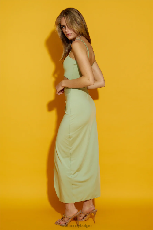kleding Hello Molly favoriete meisjes maxi jurk groen XR2L6466