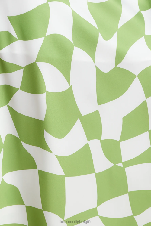 kleding Hello Molly floating mind maxi jurk groen XR2L6244