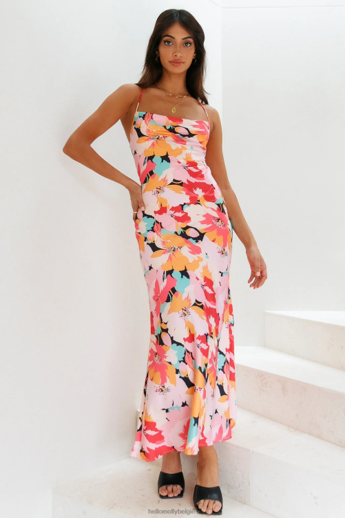 kleding Hello Molly floating mind maxi-jurk met bloemenprint XR2L6557
