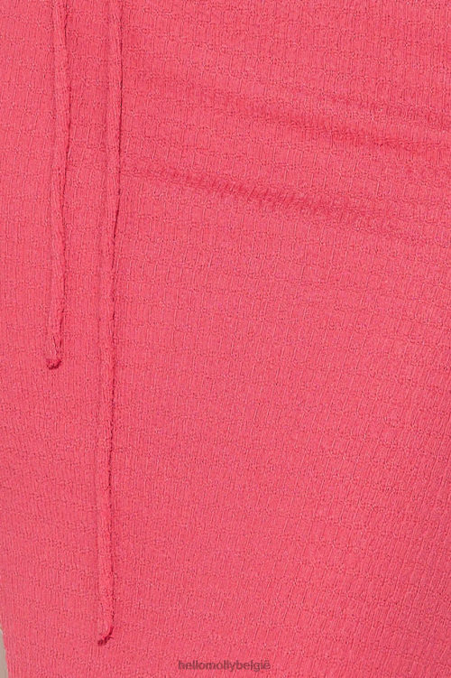 kleding Hello Molly gepolijste maxi-jurk roze XR2L5743