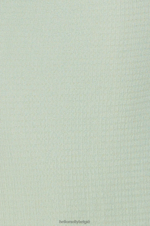 kleding Hello Molly gepolijste maxi-jurk salie XR2L5637