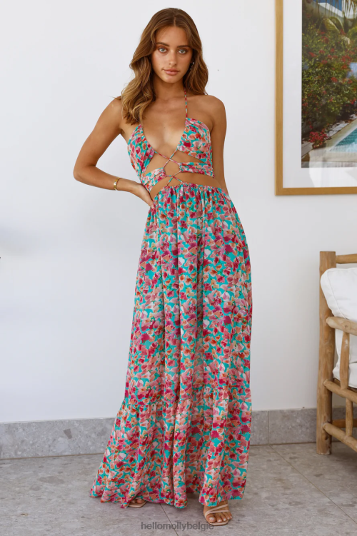 kleding Hello Molly gratis vlucht maxi-jurk XR2L6814