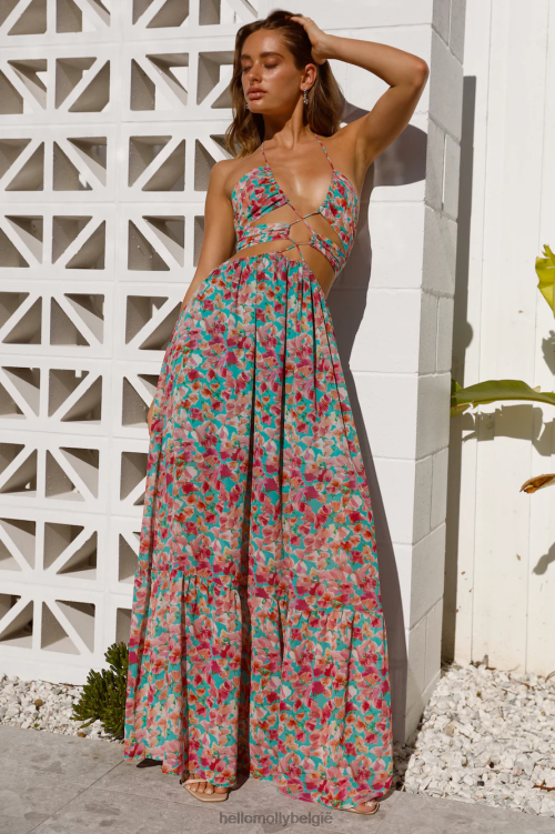 kleding Hello Molly gratis vlucht maxi-jurk XR2L6814