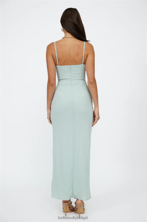 kleding Hello Molly kies je maxi-jurk groen XR2L6497