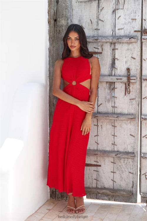 kleding Hello Molly kreeg een callback maxi-jurk rood XR2L6183
