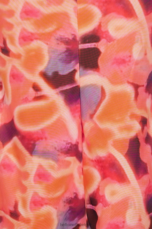 kleding Hello Molly levendige kleuren maxi-jurk sorbet XR2L6046