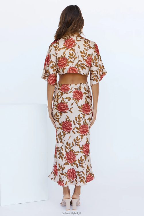 kleding Hello Molly love and rule jurkje beige XR2L5230