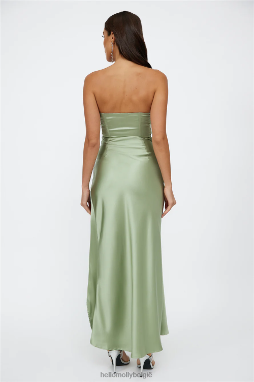 kleding Hello Molly luxe proza ​​maxi-jurk salie XR2L6455