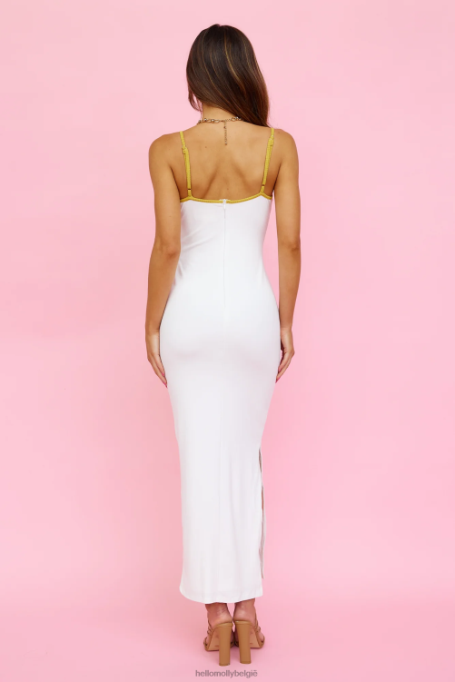 kleding Hello Molly meisjesdag drankjes maxi-jurk wit XR2L6289