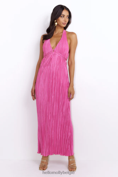 kleding Hello Molly moment of style maxi-jurk roze XR2L5587