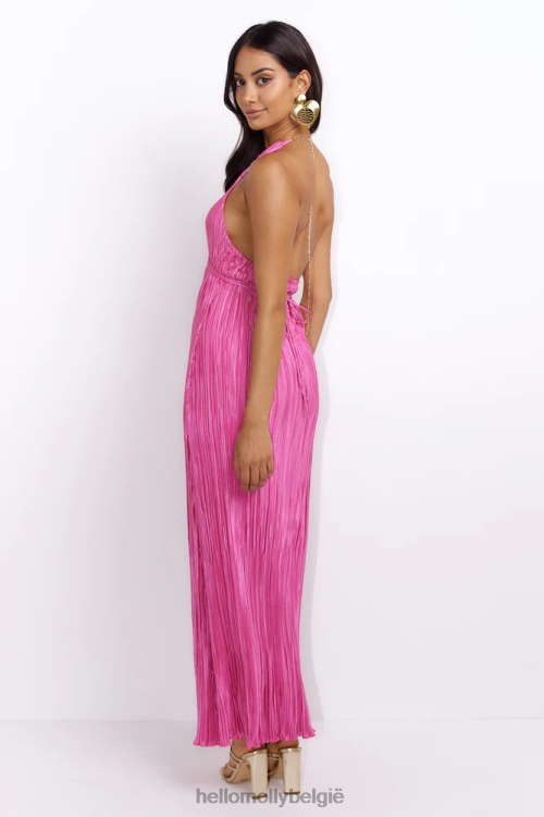kleding Hello Molly moment of style maxi-jurk roze XR2L5587